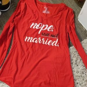 Brand new V neck dri fit long sleeve